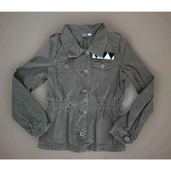 Roxy Olive Green Military Women's‎ Button down Jacket - Medium - Picture 1 of 7